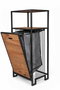 Hanah Home Peka9092 Estantería para Baño Natural y Negro